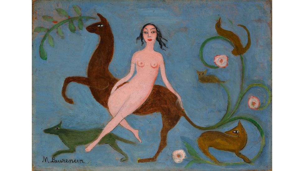 Diane Hunting (1908) de Marie Laurencin (Credit: Musee Marie Laurencin, Tokyo)