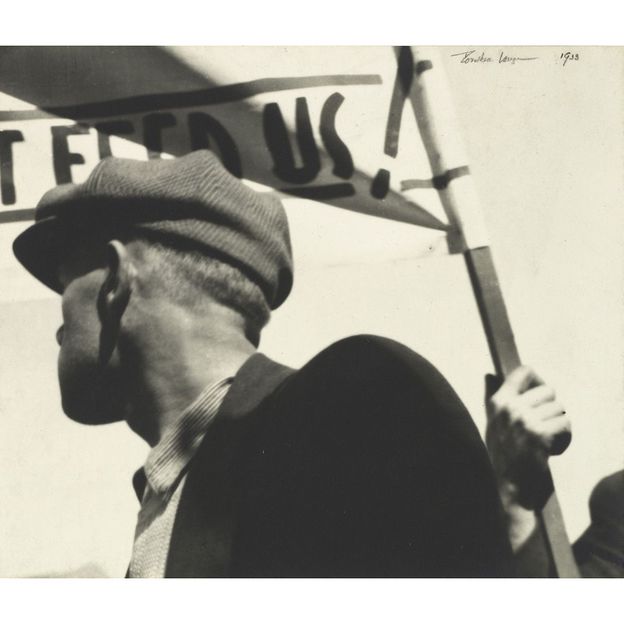 Demonstratie, San Francisco, 1934 (Credit: Dorothea Lange)